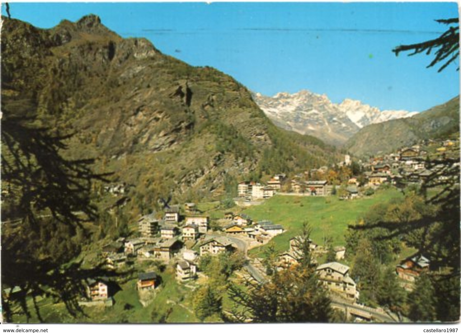 Valle D'Aosta - VALTOURNANCHE M. 1524 - Panorama - Sullo Sfondo Le Grandes Murailles - Altri & Non Classificati