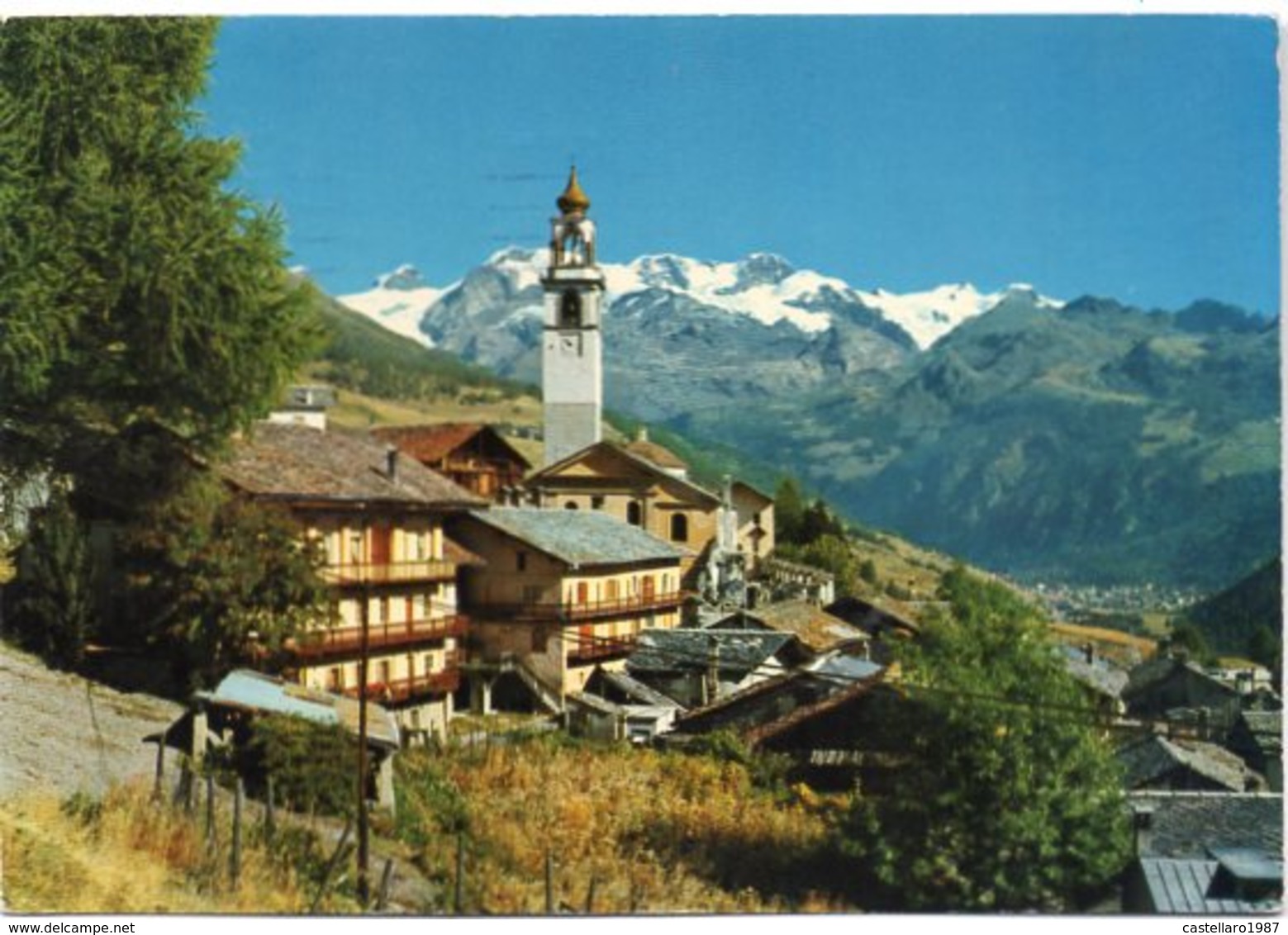 ANTAGNOD M. 1710 (Val D'Ayas) - Scorcio Panoramico - Catena Del Monte Rosa M. 4633 - Altri & Non Classificati