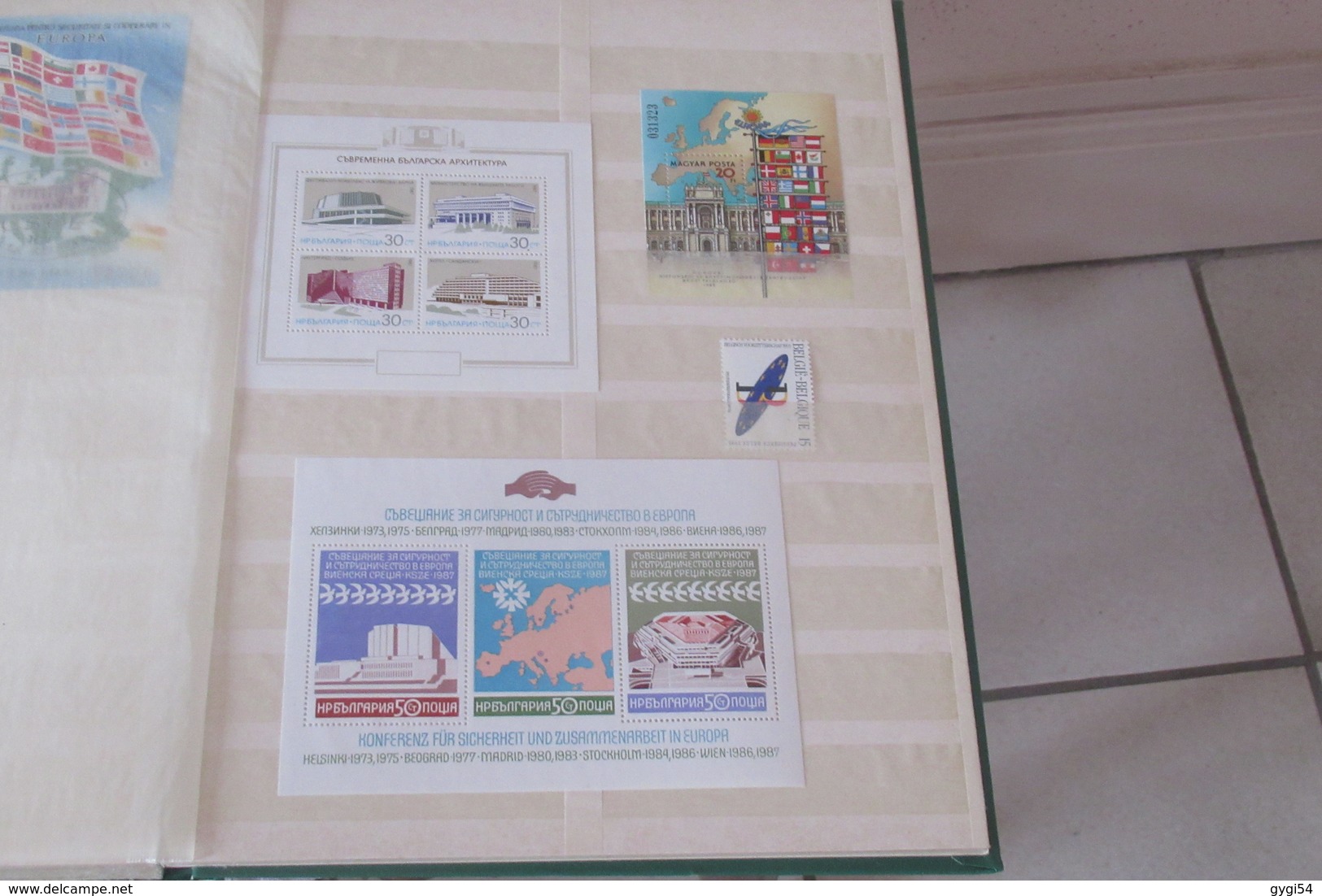 Collection de timbres divers d'europe en MNH