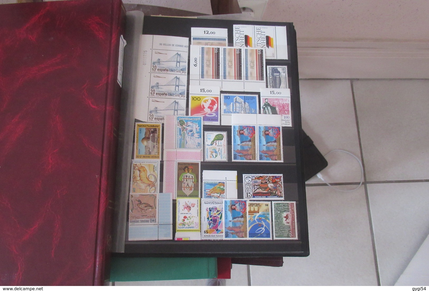 Collection de timbres divers d'europe en MNH