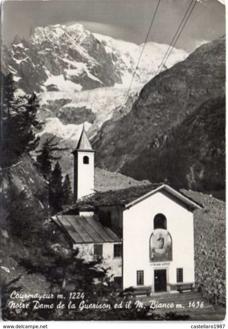 Courmayeur M. 1224 - Notre Dame De La Guerison Ed Il M. Bianco M. 1436 - Altri & Non Classificati