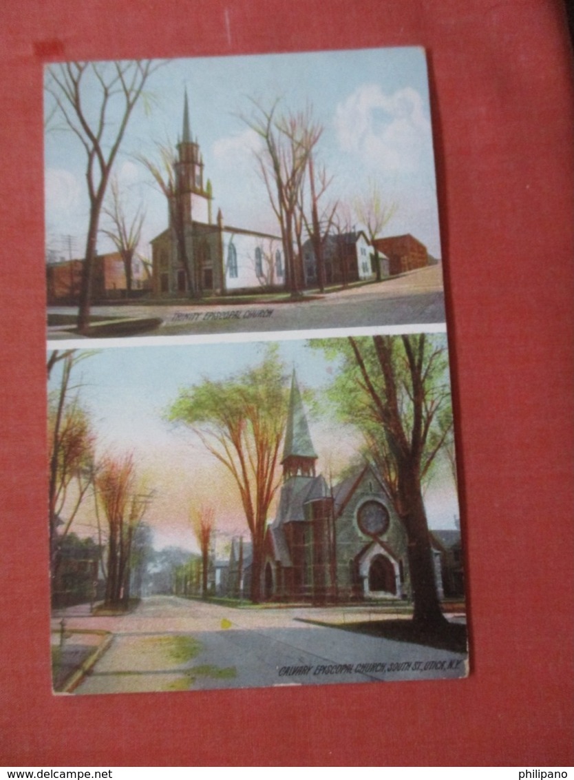 M/V Churches   Rotograph   - New York > Utica  Ref 3885 - Utica