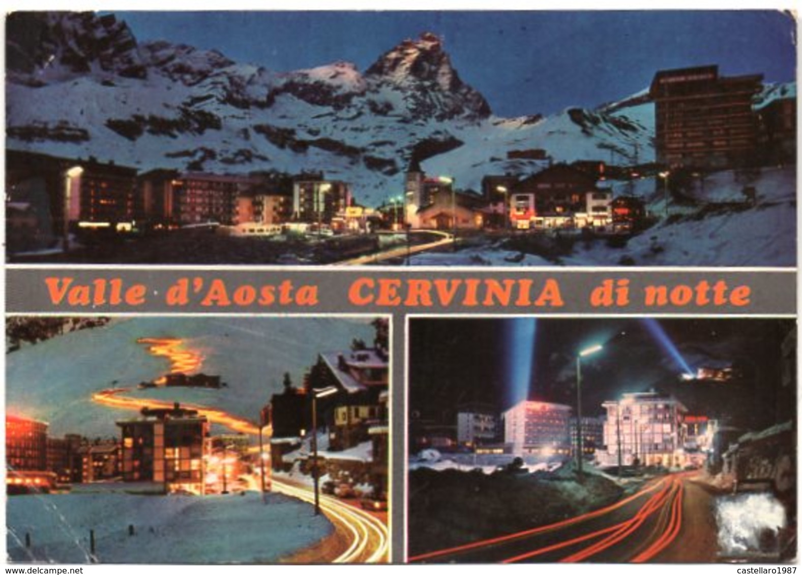 Valle D'Aosta - BREUIL CERVINIA Di Notte - Vedute - Altri & Non Classificati