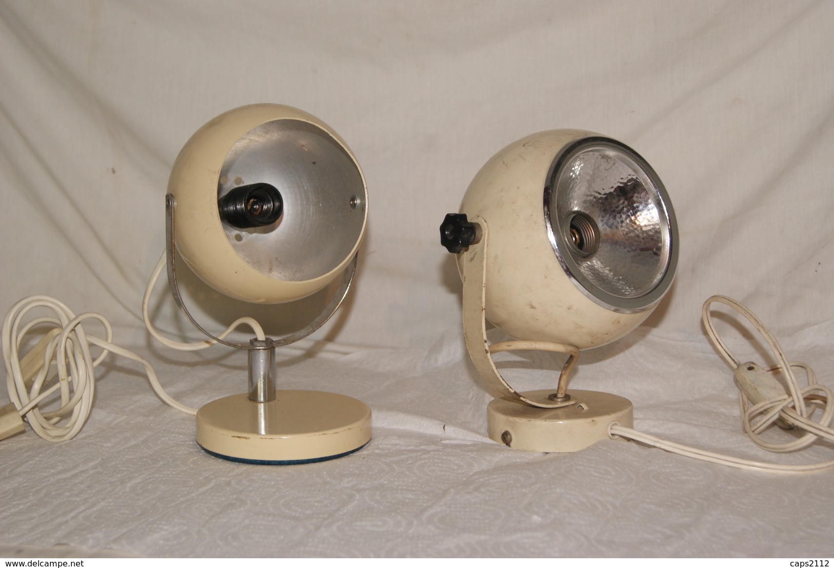 LOT D ANCIEN SPOT BOULE - Lampe , Deco , Loft , Atelier , Design - Lantaarns & Kroonluchters