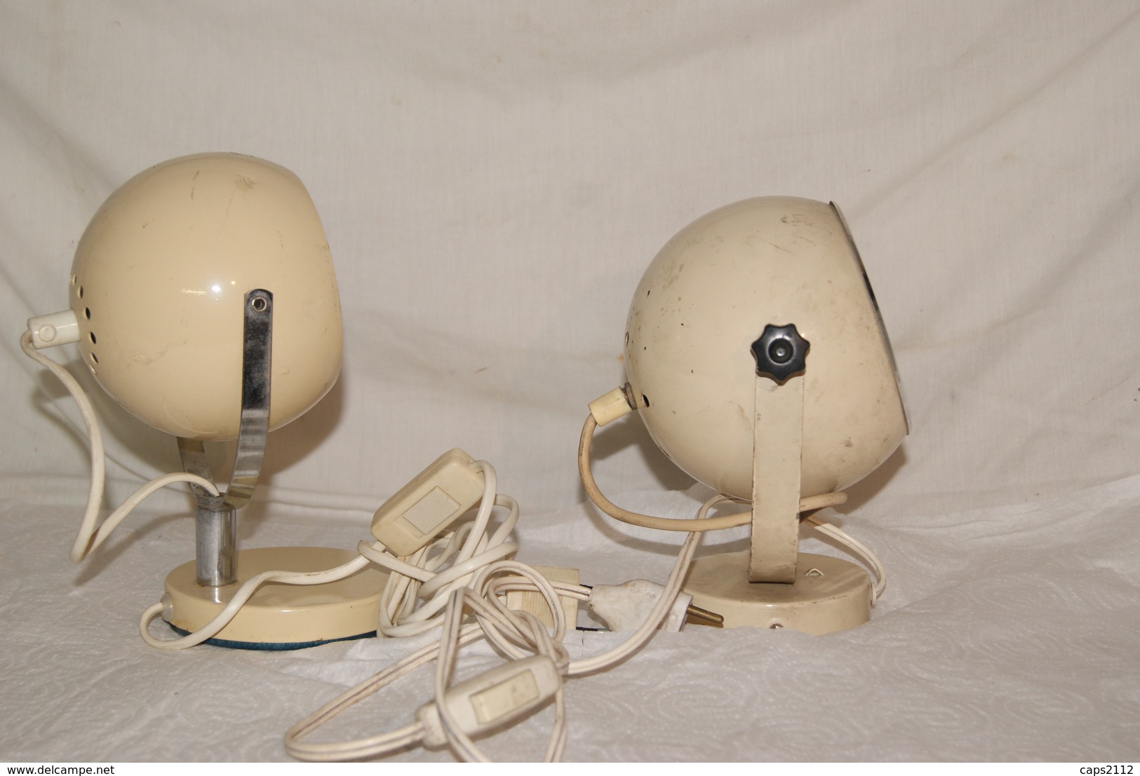 LOT D ANCIEN SPOT BOULE - Lampe , Deco , Loft , Atelier , Design - Lantaarns & Kroonluchters