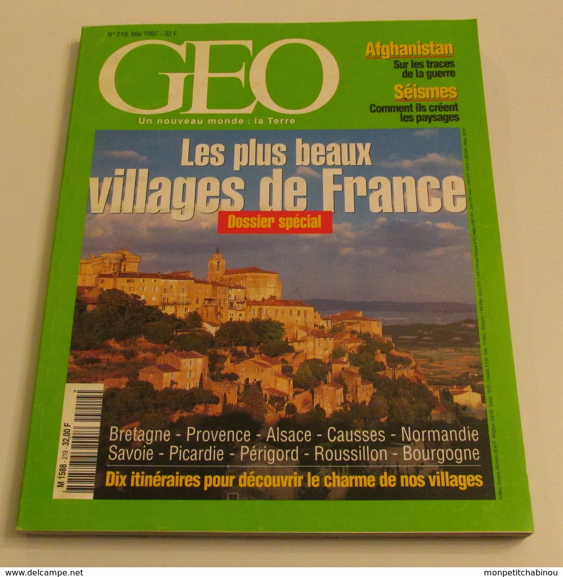 GEO N°219 (05/1997) : Les Plus Beaux Villages De France - Géographie