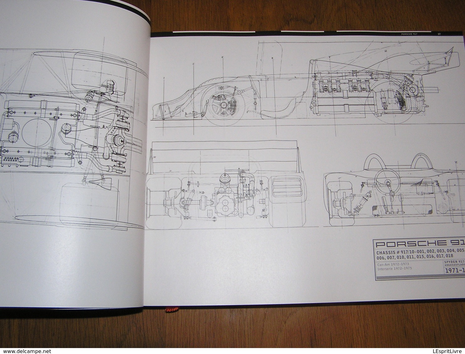 PORSCHE 917 Archiv und Werkverzeichnis 1968 1975 Näher W Spider Racing Cars Automobile 24 Heures Autorennen Course Auto