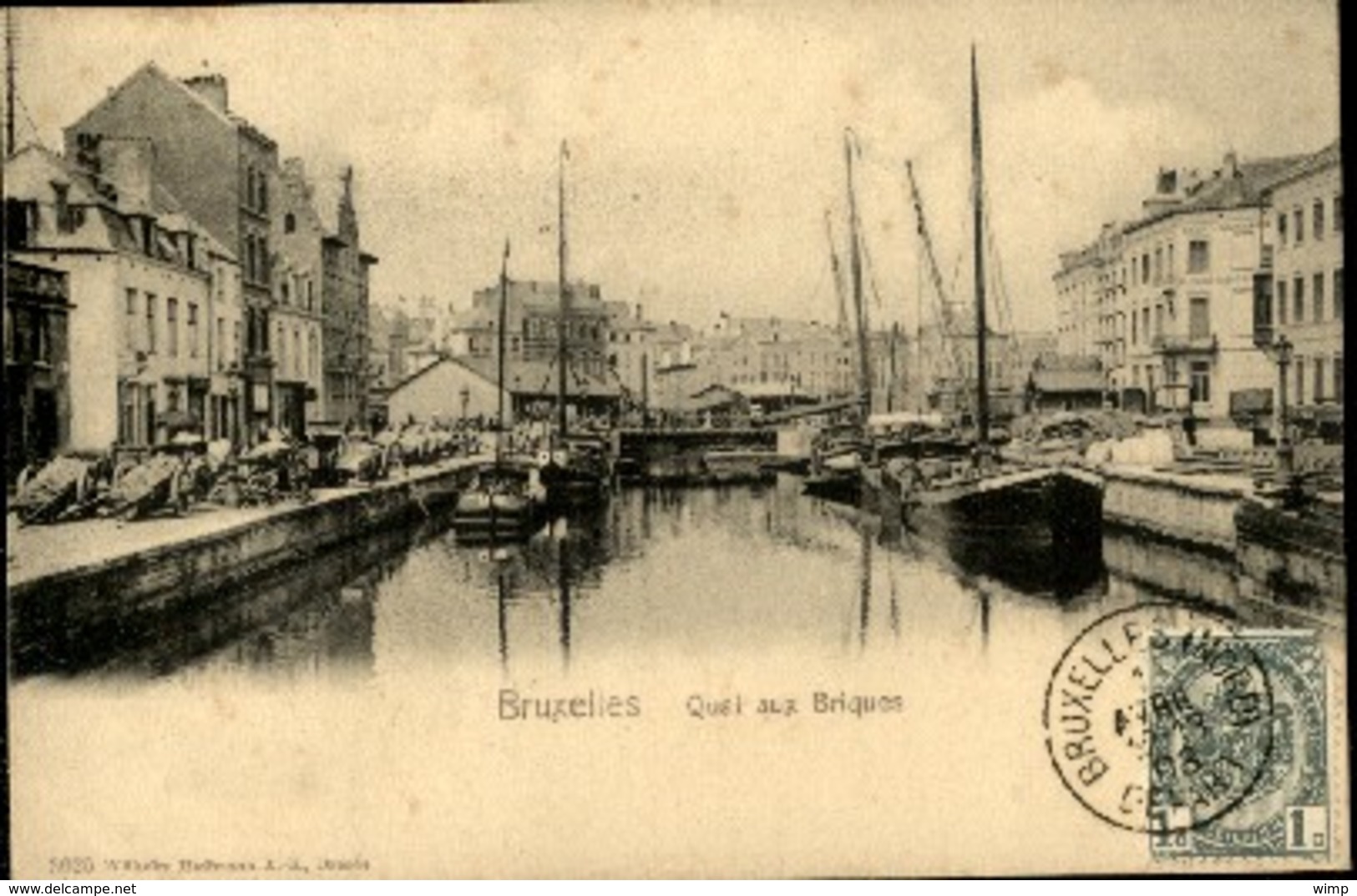 BRUXELLES : Quai Aux Briques - Transport (sea) - Harbour