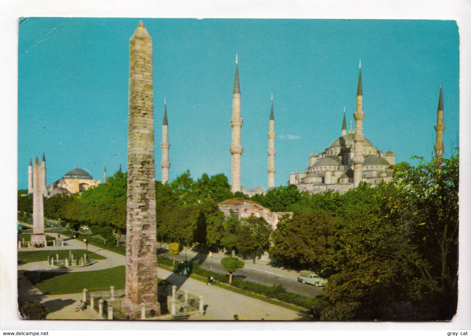 ISTANBUL, The Blue Mosque, 1968 Used Postcard [23826] - Turkey