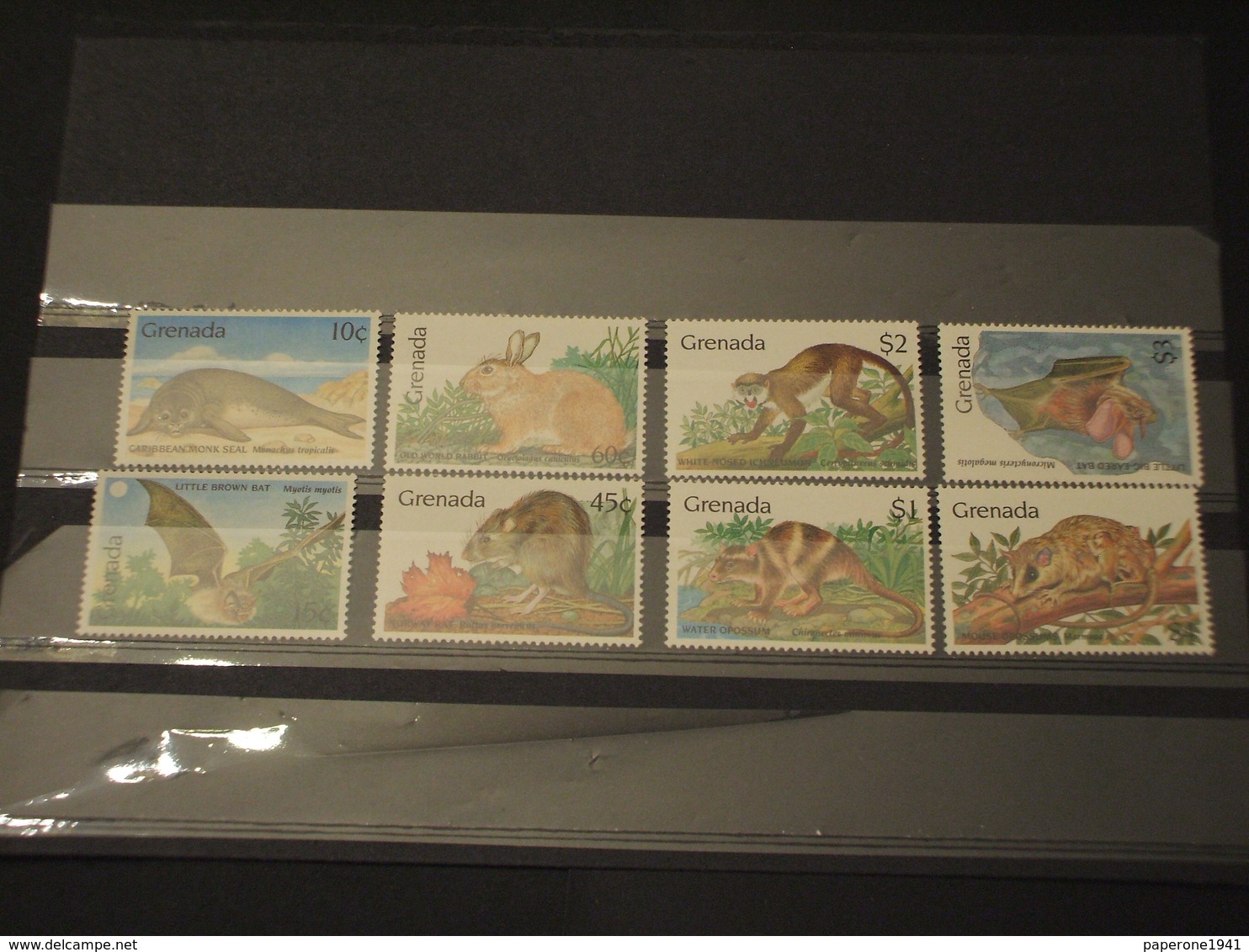 GRENADA - .1990 FAUNA  4 + 4 VALORI  - NUOVI(++) - Grenada (1974-...)