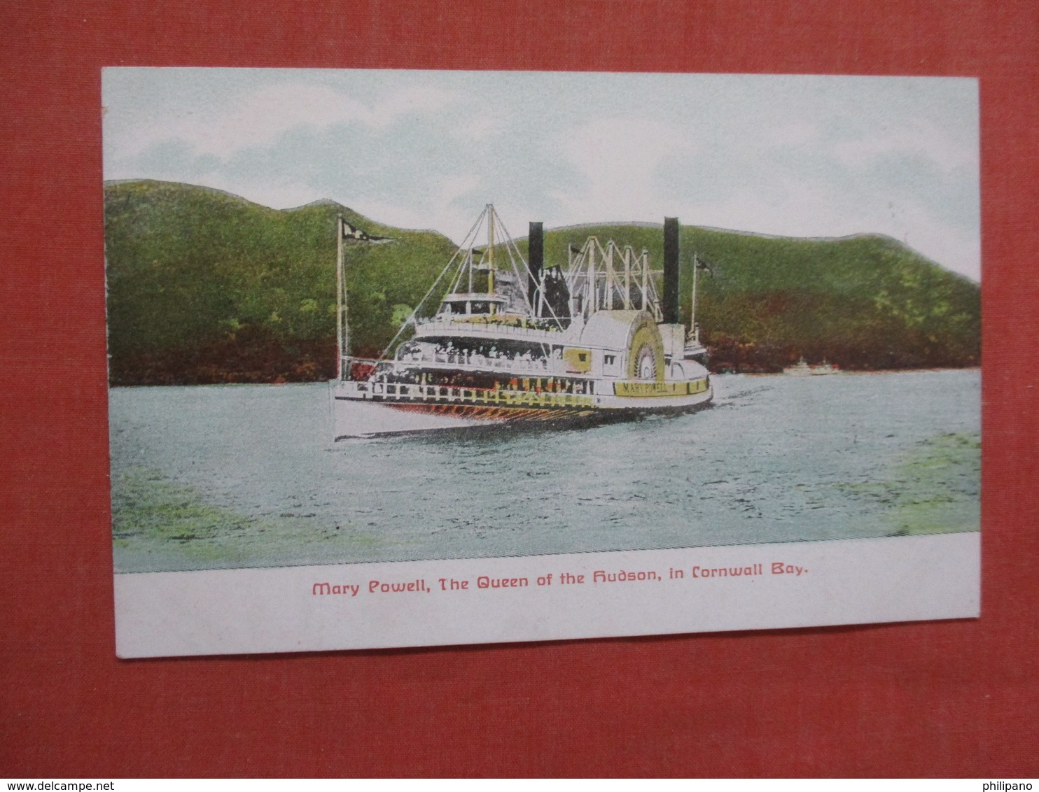 Steamer Mary Powell The Queen Of The Hudson          Ref 3885 - Steamers