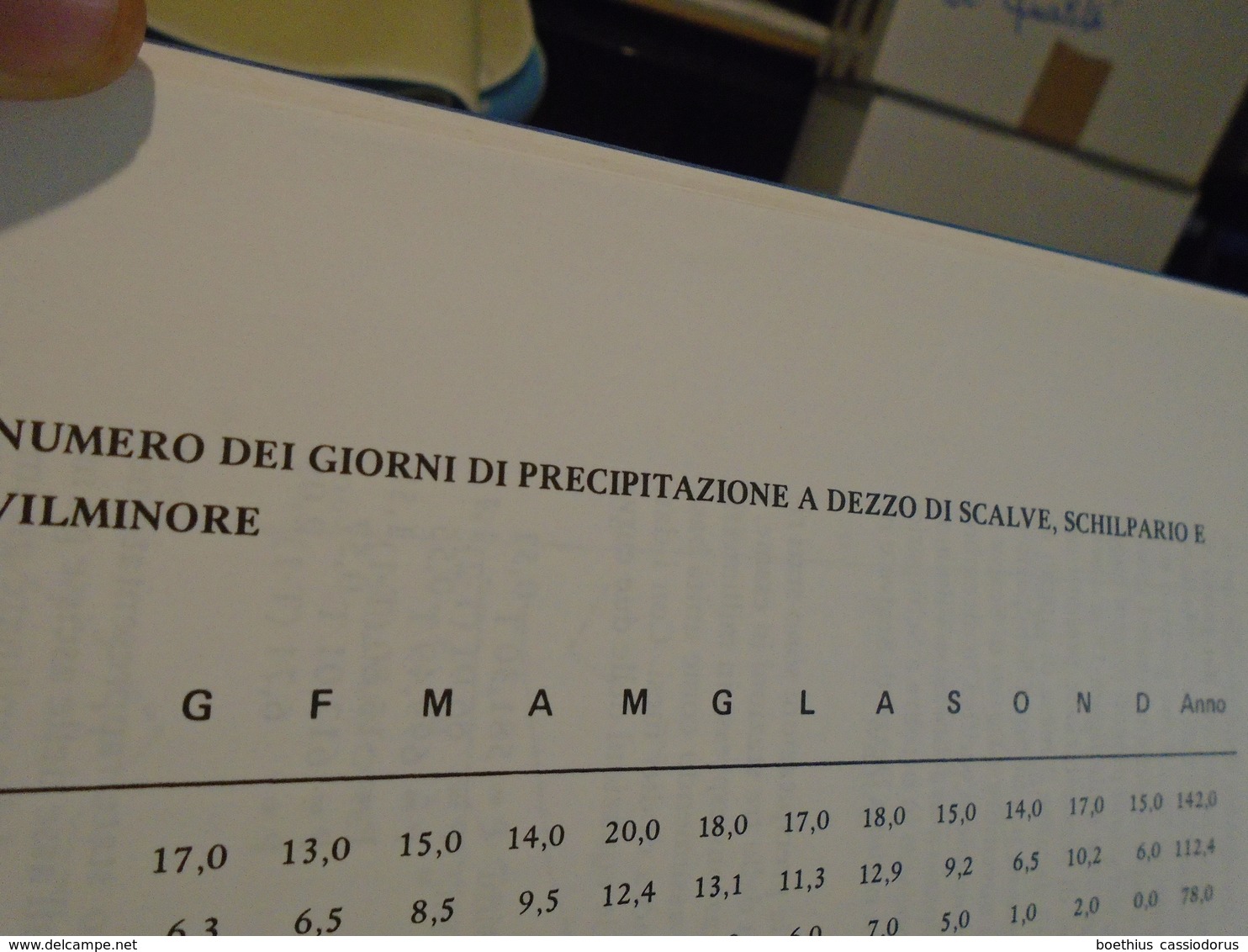 OSSERVAZIONI METEOROLOGICHE ESEGUITE NEGLI ANNI 1973 E 1974 ALLA STAZIONE DELLA VALLE DEL VO, BERGAMO SEVERINO BELLONI - Autres & Non Classés