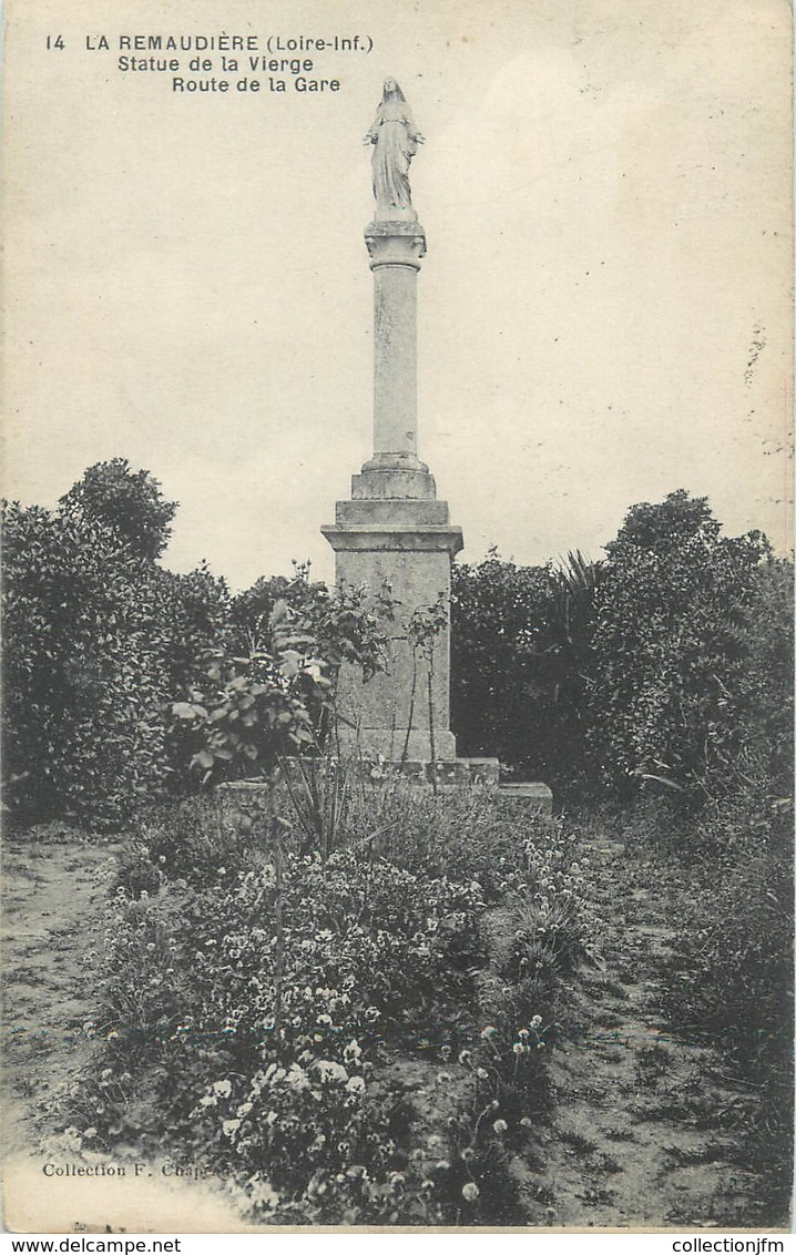 CPA FRANCE 44 "La Remaudière, Statue De La Vierge" - Autres & Non Classés