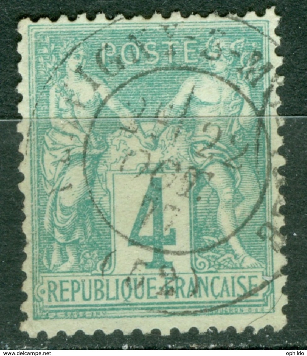 France    63   Ob  B/TB   Ob  Flavigny Sur Moselle - 1876-1878 Sage (Type I)