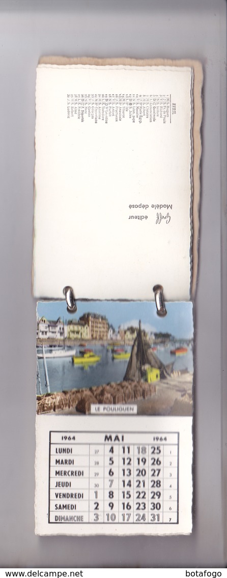 PETIT CALENDRIER TOURISTIQUE 1964 - Petit Format : 1961-70