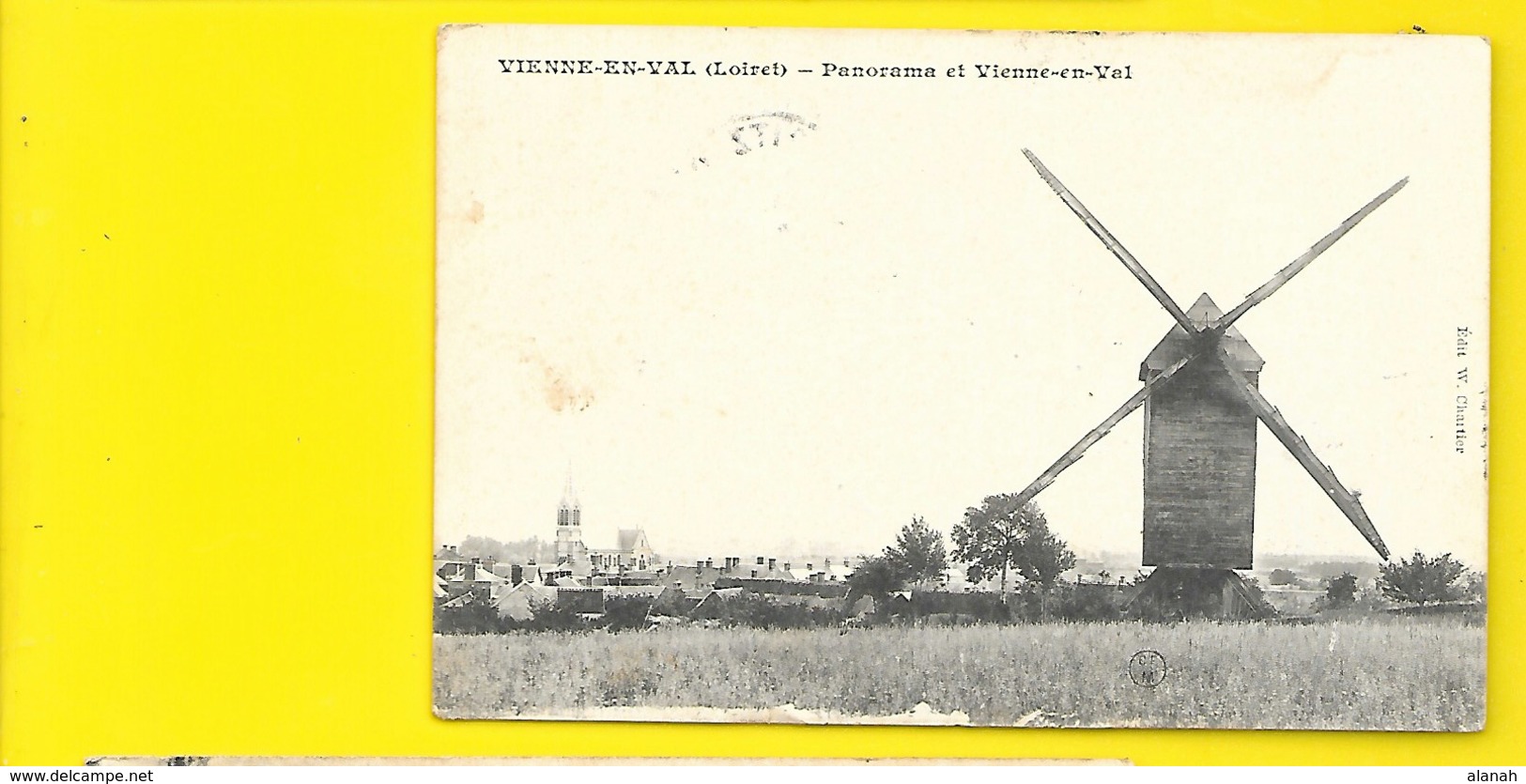 VIENNE En VAL Rare Panorama Moulin (Chartier) Loiret (45) - Autres & Non Classés