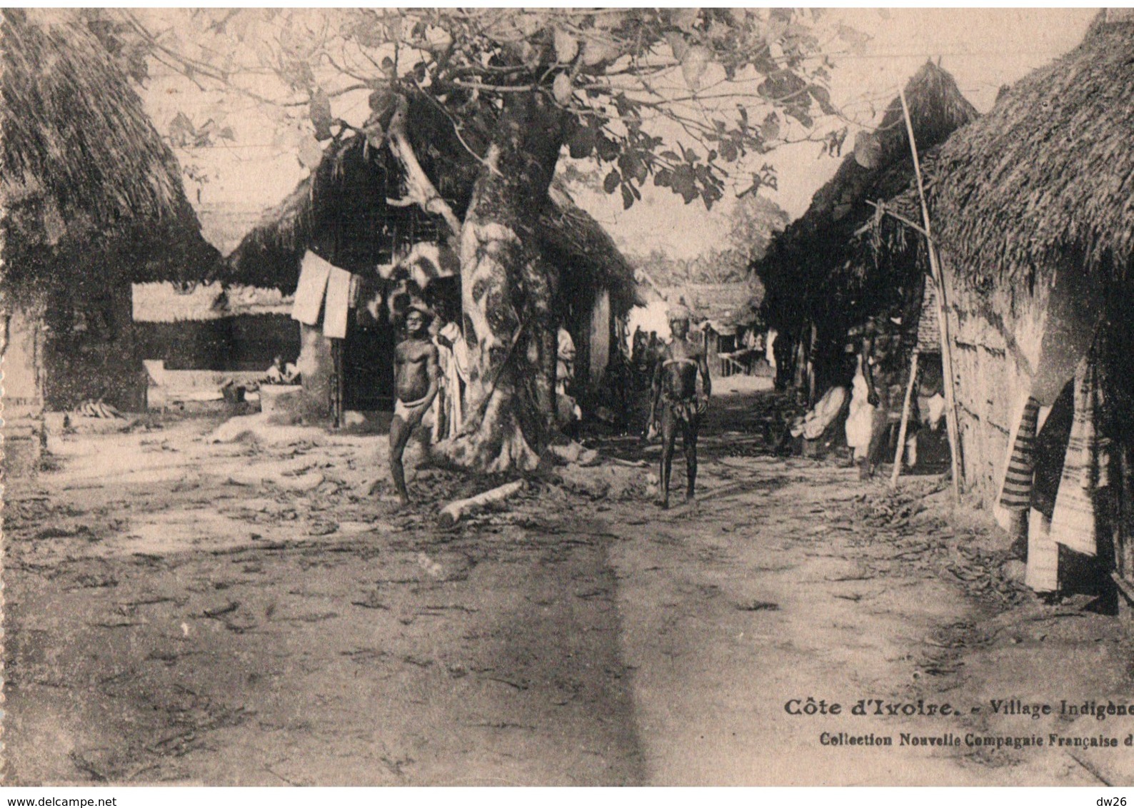 Côte D'Ivoire - Village Indigène - Collection Nouvelle Compagnie Française De Koug - Costa D'Avorio