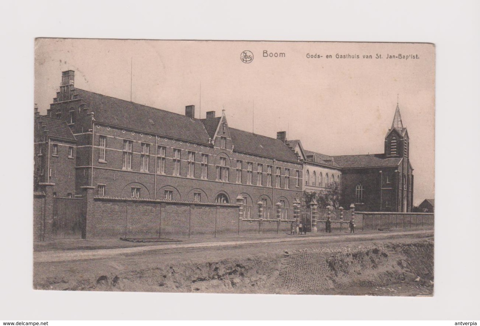 Gods En Gasthuis St Jan Baptist  1923 Gelopen Uitg.van Assche - Boom