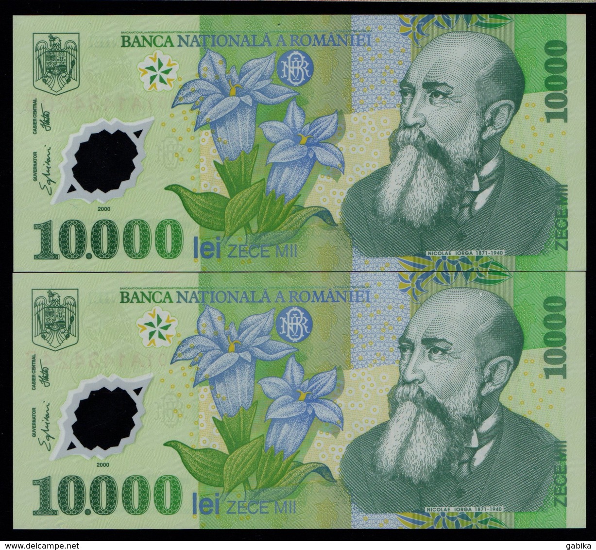 Romania 2000, 10000 Lei, Series 001A, UNC - Roumanie