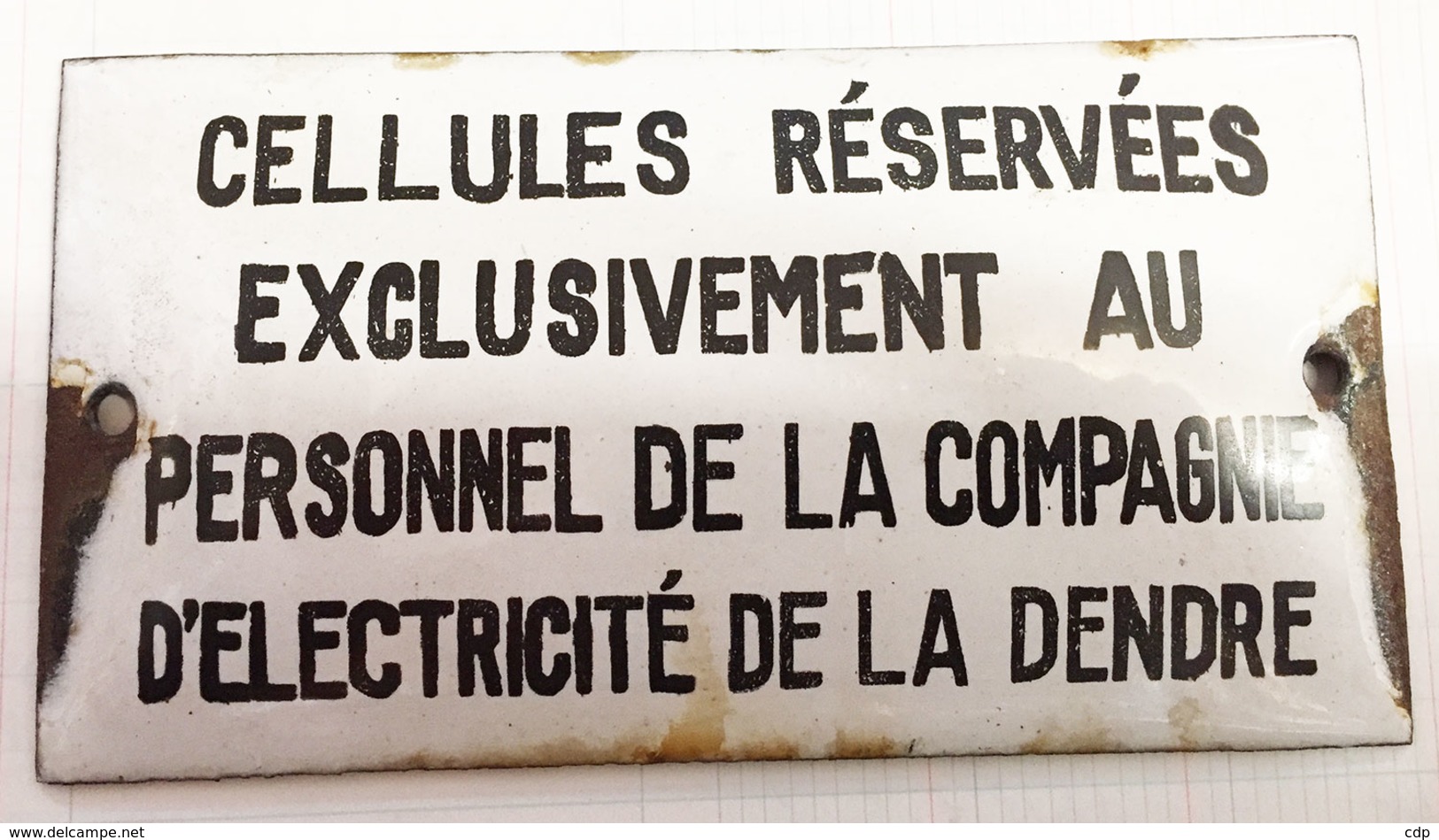 Plaque émaillée Lessines - Autres & Non Classés