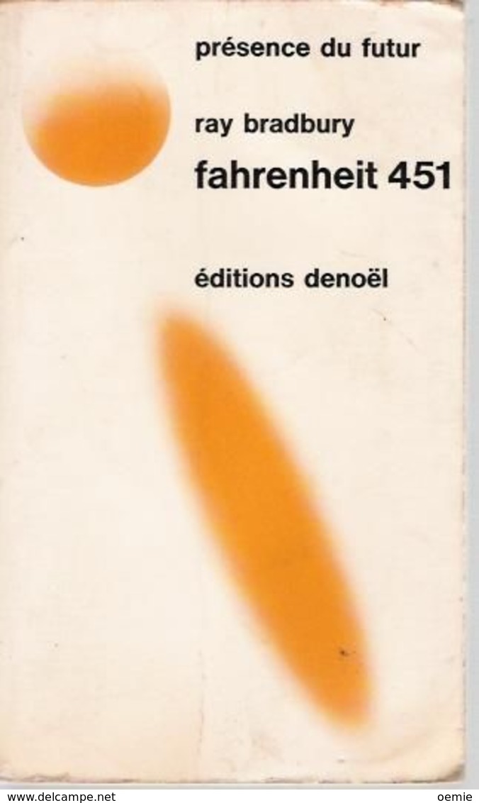 FAHRENHEIT 451   RAY BRADBURY   N°8 - Denoël