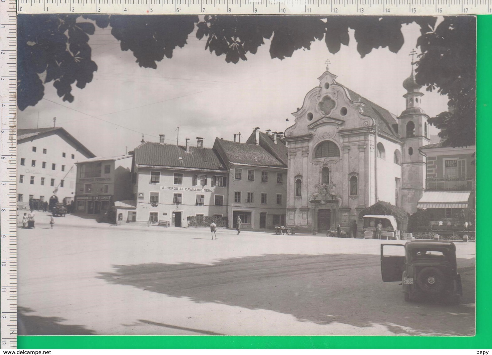 BRUNICO.  Monte Pasubio.Tofane. Cervignano Del Friuli. Brunico. Suedtirol. Sudtirolo. Chiesa. Albergo. Hotel. - Lieux