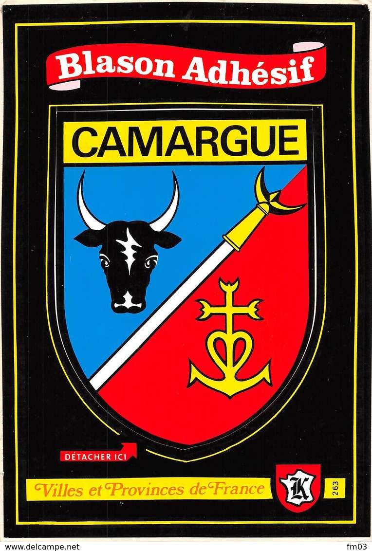 Camargue écusson Blason Autocollant Kroma - Sonstige & Ohne Zuordnung