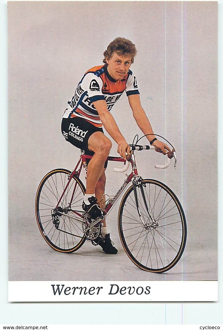 Werner DEVOS . 2 Scans. Cyclisme. Van De Ven Roland 1986 - Cycling