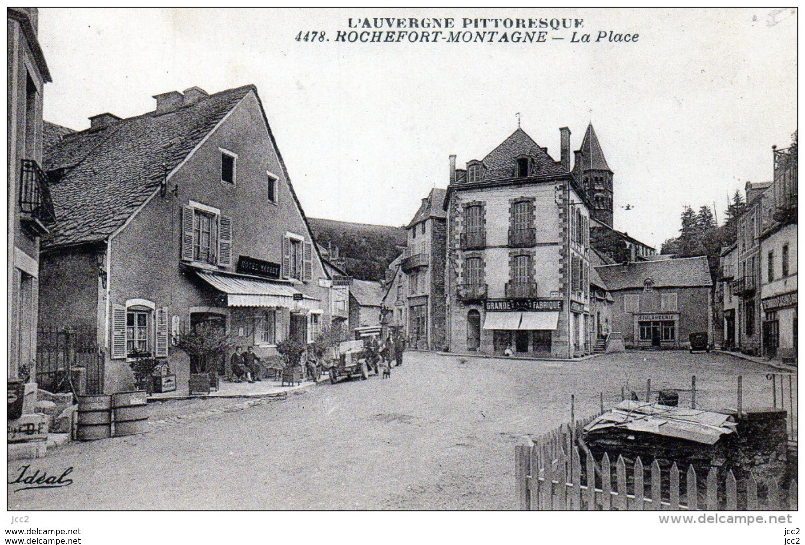 63 - ROCHEFORT- MONTAGNE  - La Place Hotel Marret - Other & Unclassified