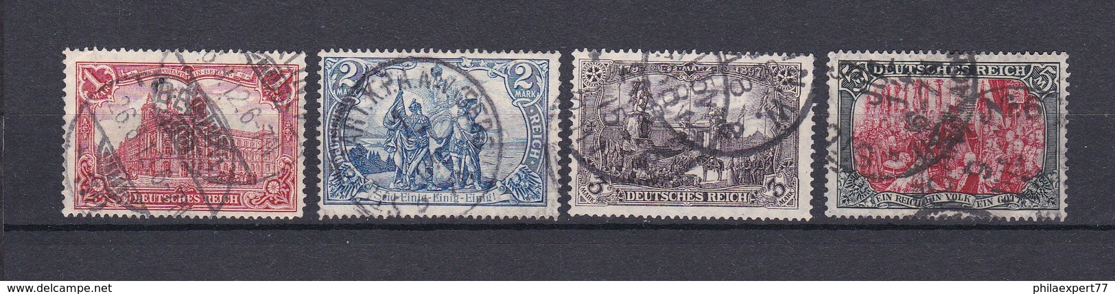 Deutsches Reich - 1905/12 - Michel Nr. 94/97 A I - Gest. - 70 Euro - Used Stamps