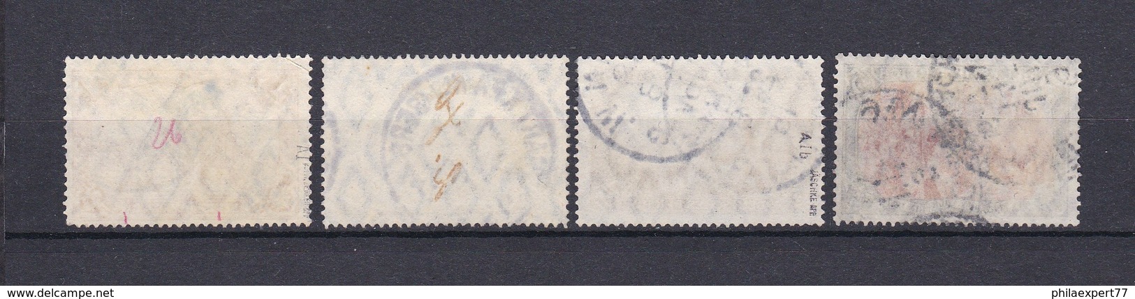 Deutsches Reich - 1905/12 - Michel Nr. 94/97 A I - Gest. - 70 Euro - Used Stamps