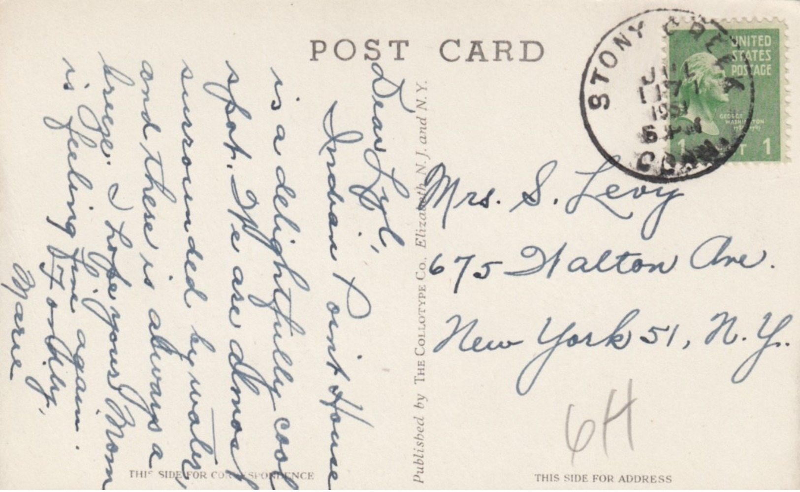 STONY CREEK , Conn. , 1951 ; Thimble Islands - Other & Unclassified