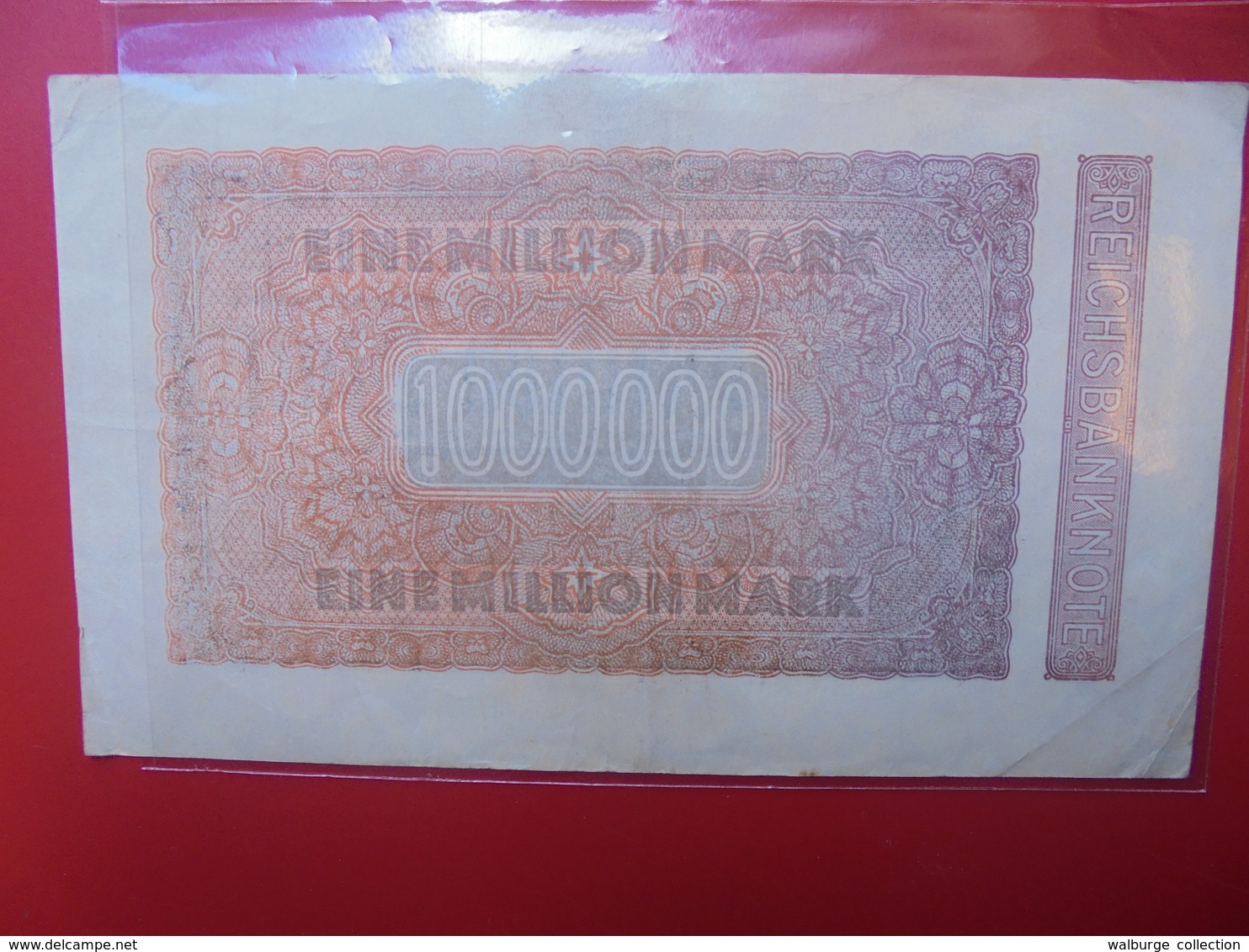 Reichsbanknote 1 MILLION MARK 1923 CIRCULER - 1 Million Mark