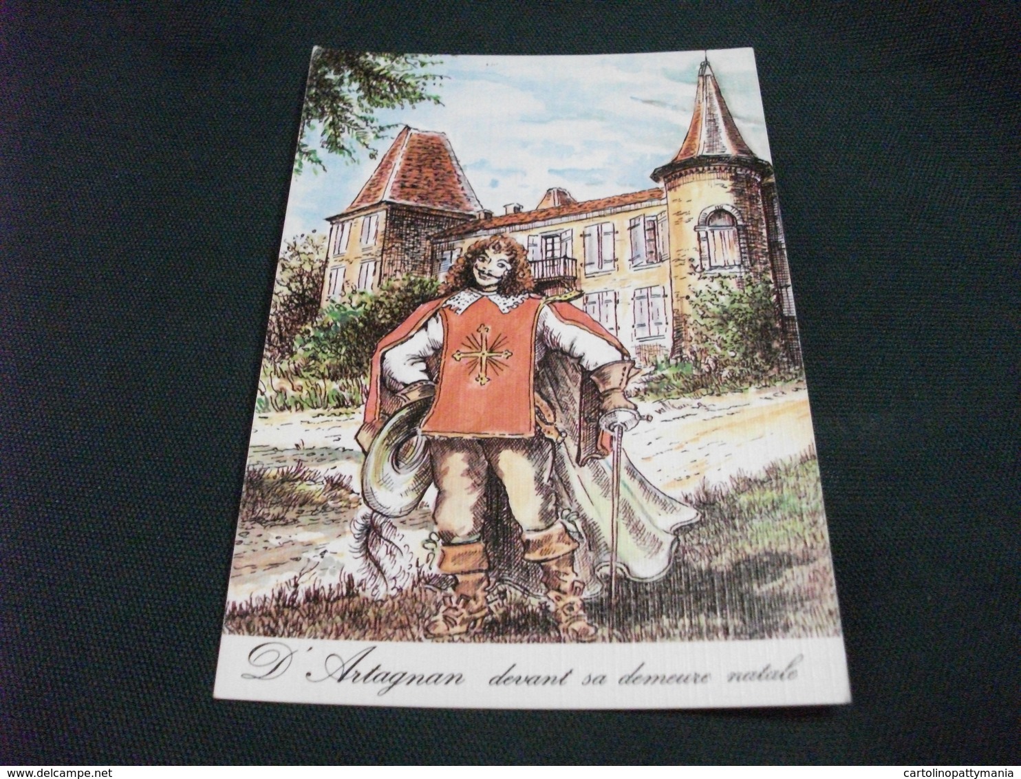 D ARTAGNAN DEVANT SA DEMEURE NATALE CHATEAU CASTELLO CASTLE DE CASTELMORE A LUPIAC GERS FRANCIA - Personaggi Storici