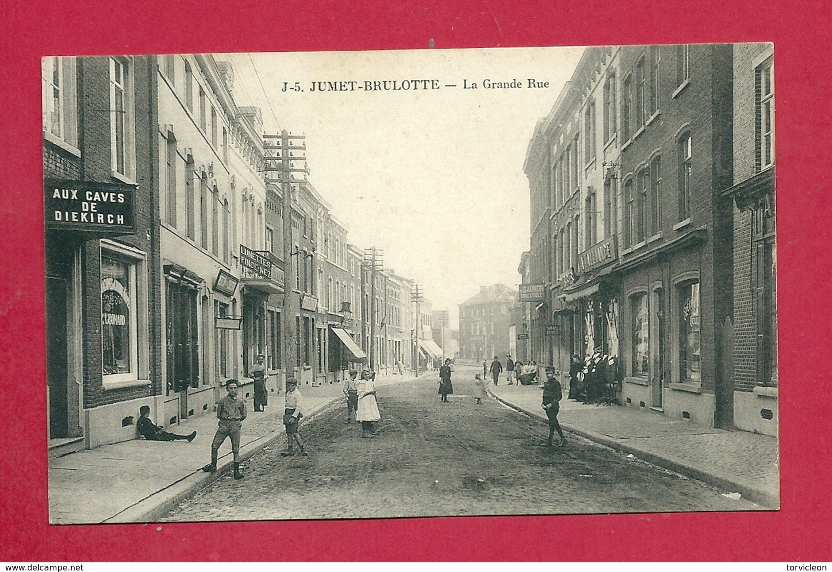 C.P. Jumet-Brûlotte =  La  Grande  Rue - Charleroi