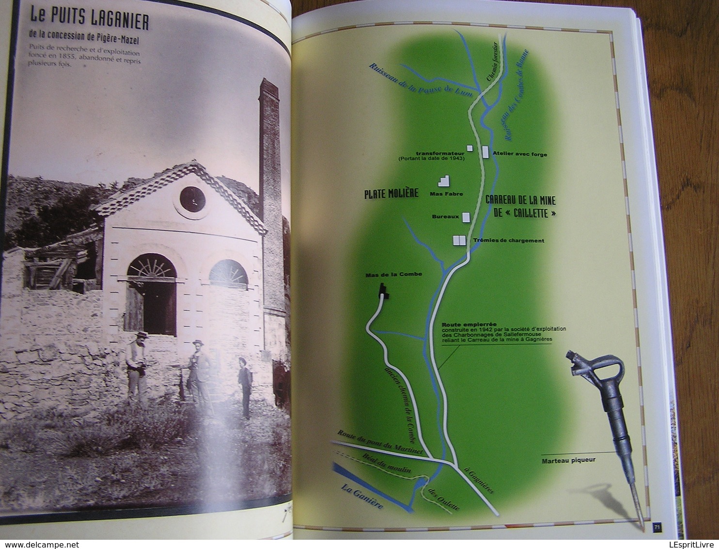 LES MINES à CHARBON DE BANNE Tome 2 Régionalisme Ardèche Doulovy Chemins de Fer Houille Concession Mine Mineurs France