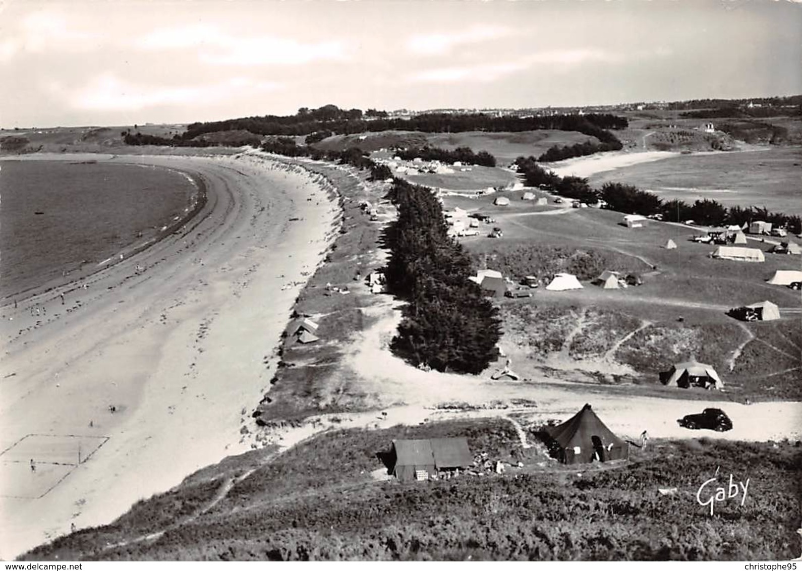 35 .n° 21065 .  Saint Coulomb . Camping De La Guimorais .vue Aerienne .cpsm .10.5 X 15cm . - Saint-Coulomb