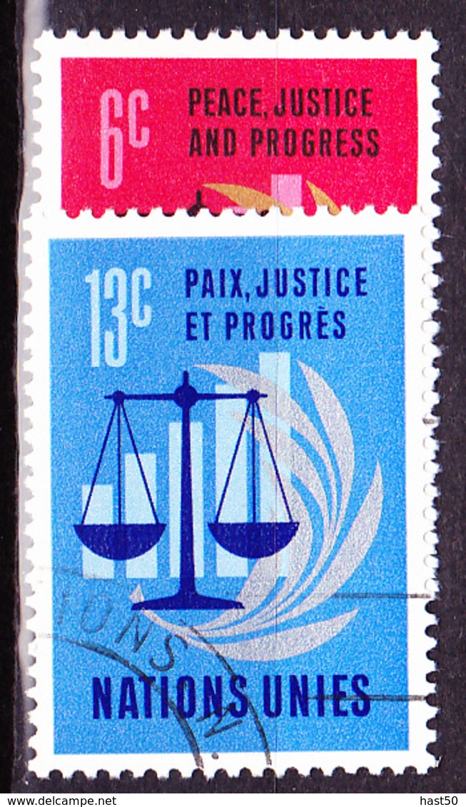 UN New York - Frieden, Gerechtigkeit Und Fortschritt (MiNr: 229/30) 1970 - Gest Used Obl - Gebruikt