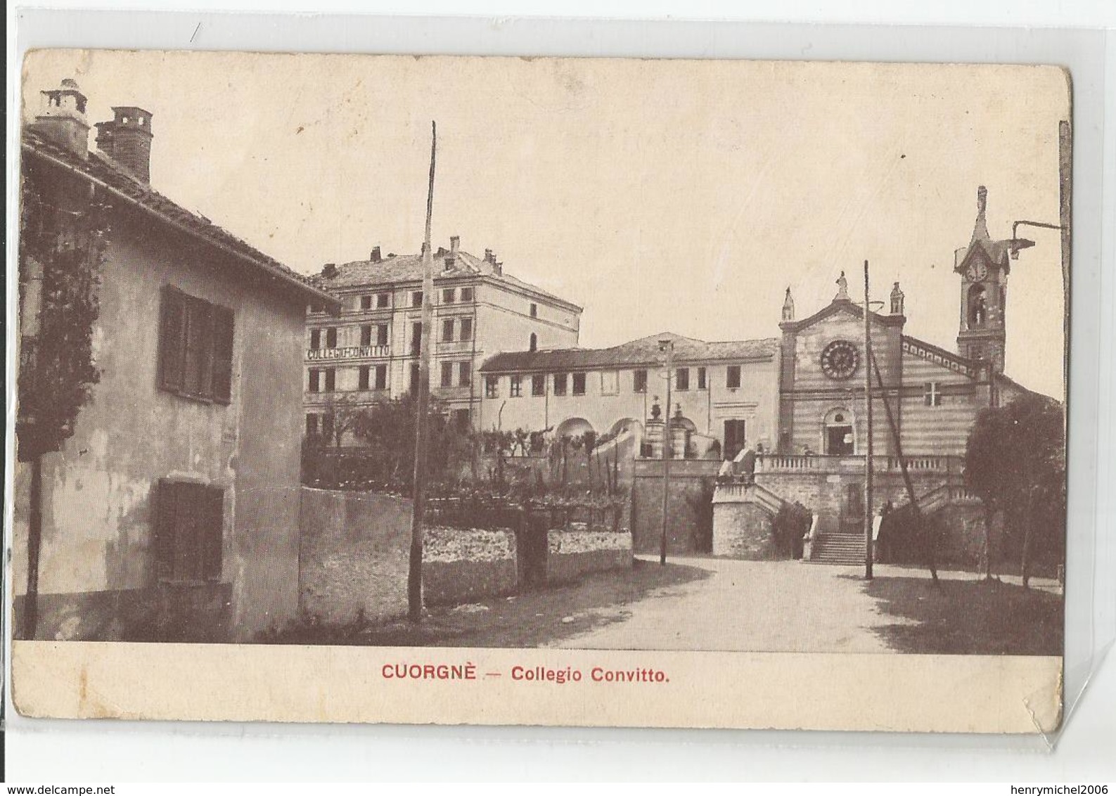 Italie Italia Italy - Cuorgné Collegio Convitto Ed Libreria Viglierco - Andere & Zonder Classificatie