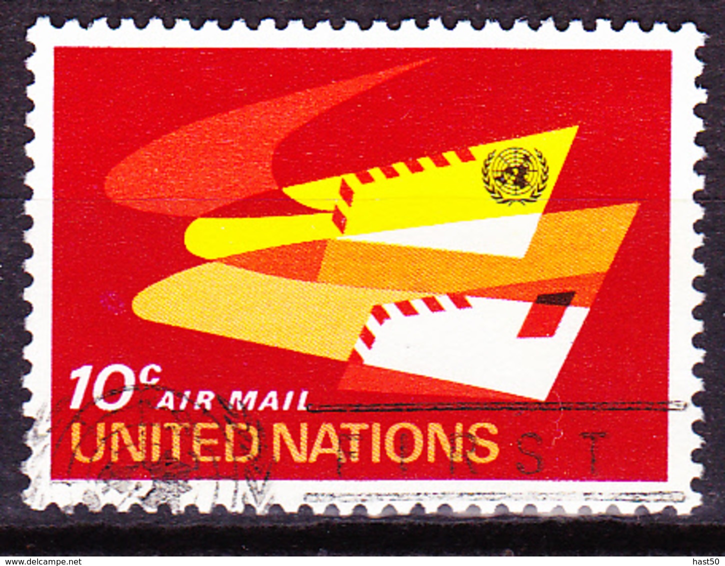 UN New York - Flugpostmarke (MiNr: 213) 1969 - Gest Used Obl - Oblitérés