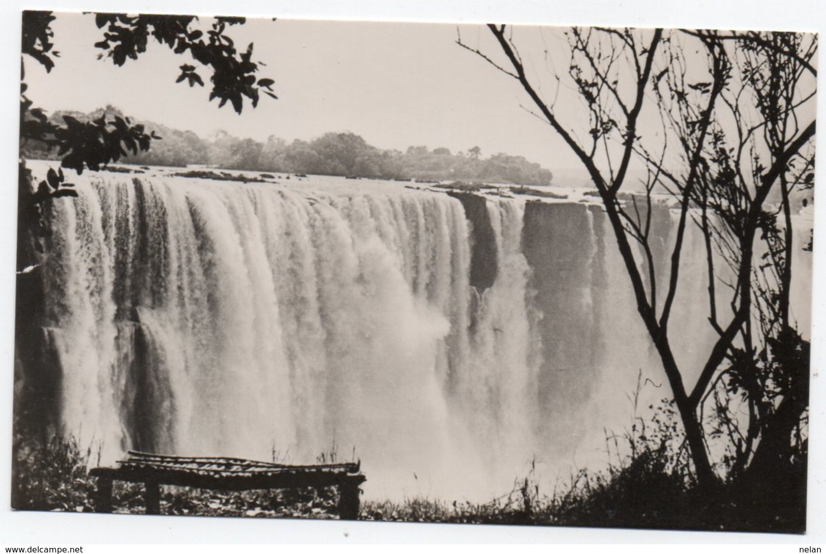 VICTORIA FALLS-A VIEW OF THE MAIN FALLS FROM THE RAIN FOREST - Zimbabwe