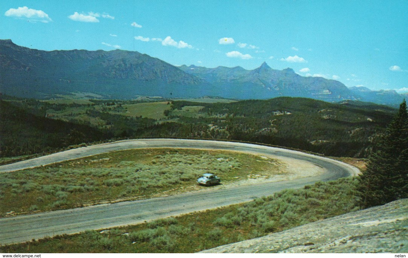 HORSE SHOE CURVE-YELLOWSTONE PARK - Yellowstone