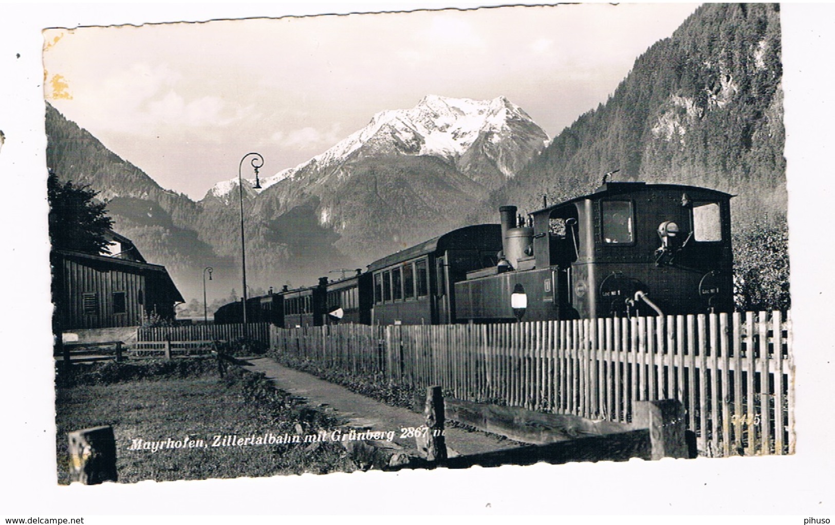 A-4208   MAYRHOFEN : Zillertalbahn Mit Grünberg - Schwaz