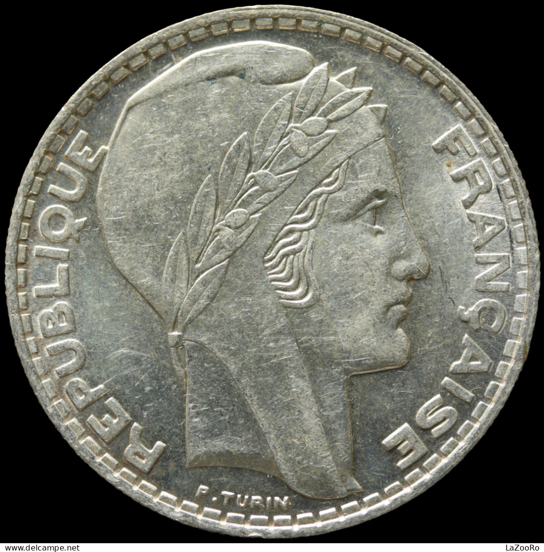 LaZooRo: France 20 Francs 1934 XF / UNC - Silver - 20 Francs