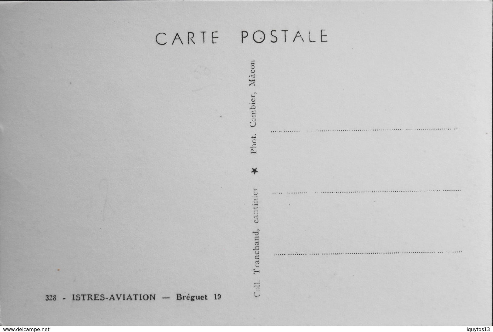 CPA. Carte-Photo - Aviation > Entre Guerres > ISTRES-AVIATION - Le BREGUET 19 - TBE - 1919-1938: Entre Guerres