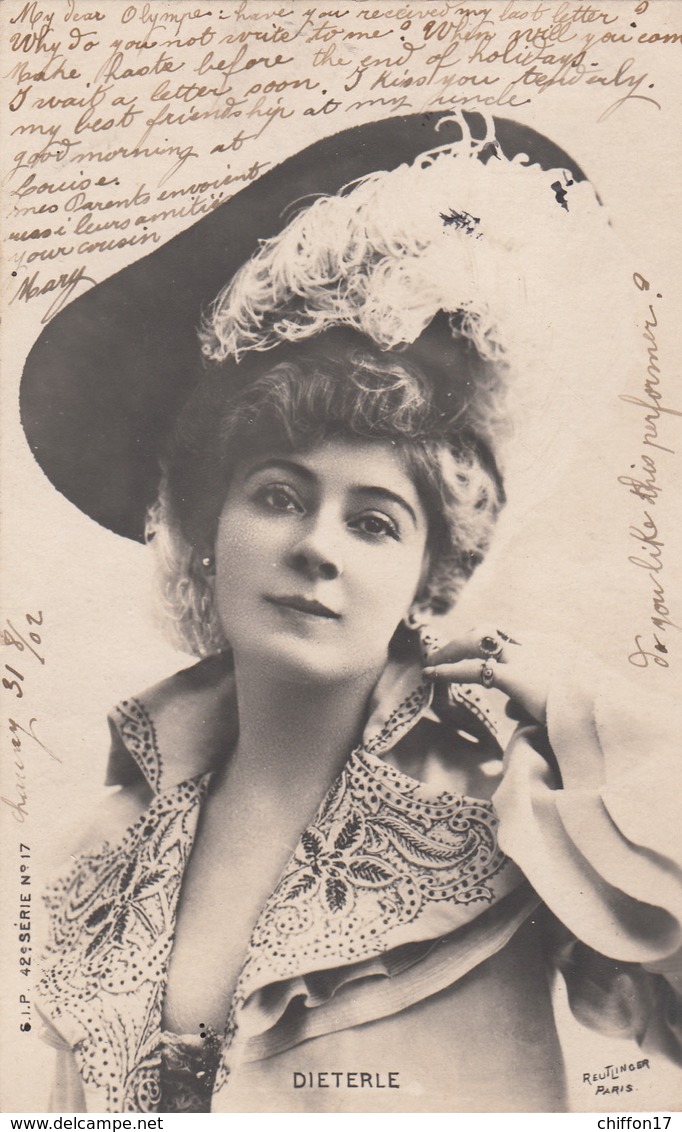 CPA  FEMME Artiste DIETERLE  Reutlinger - Entertainers