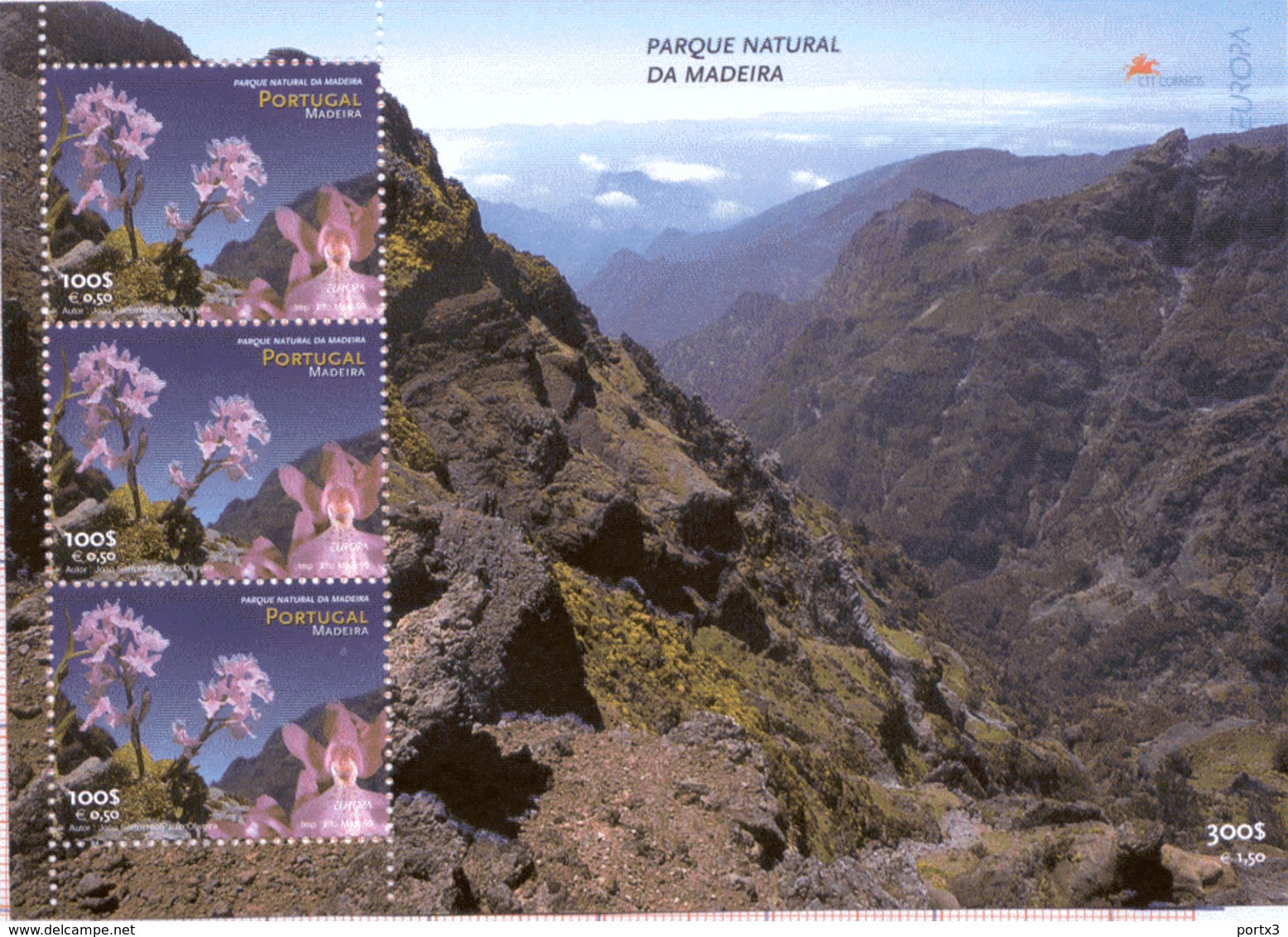 CEPT Natur - Und Nationalparks / Nature National Parks Madeira Block 18  ** MNH Postfrisch - 1999