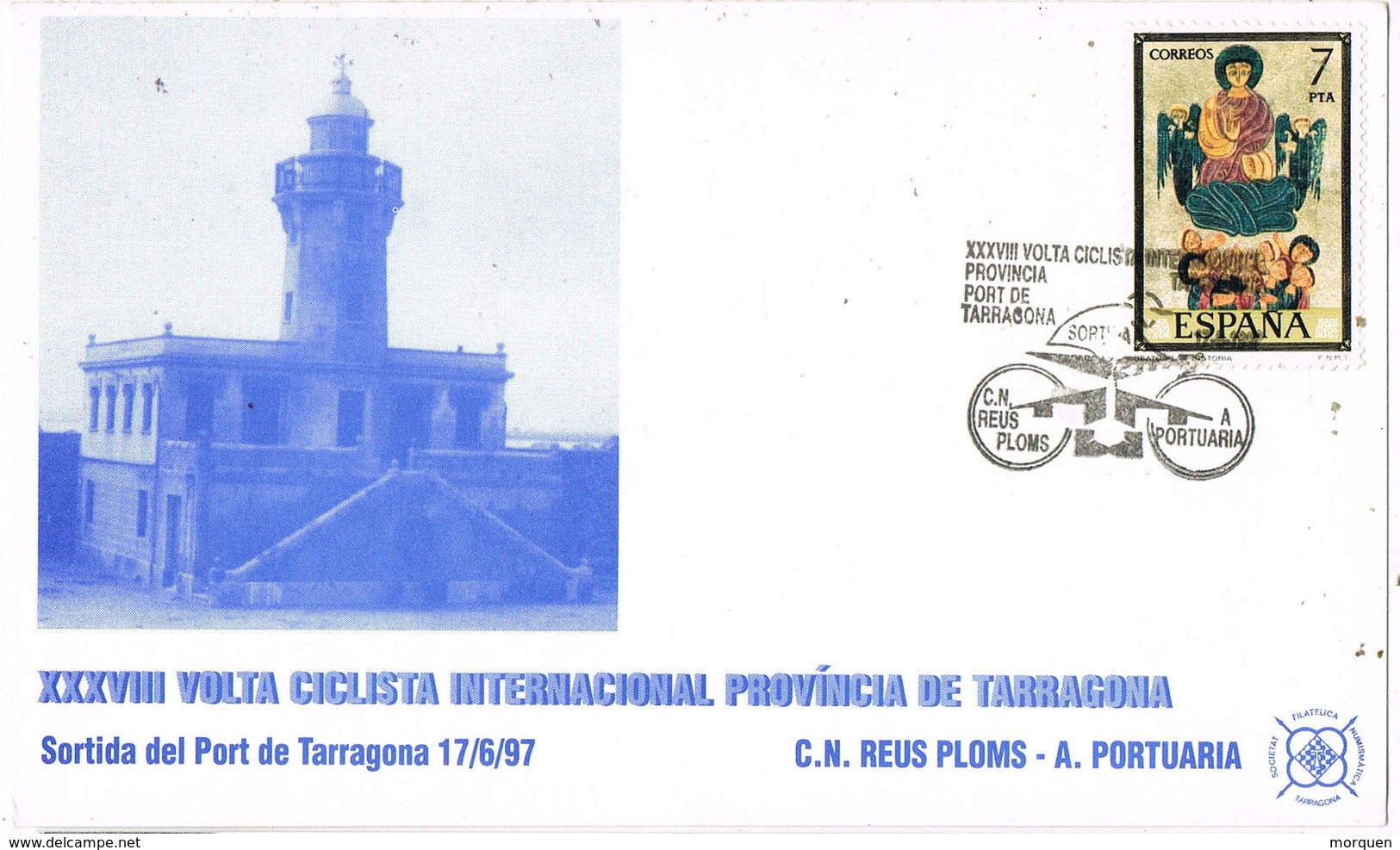 35715. Tarjeta TARRAGONA 1997. Volta Ciclista Port Tarragona. Ciclismo - Cartas & Documentos