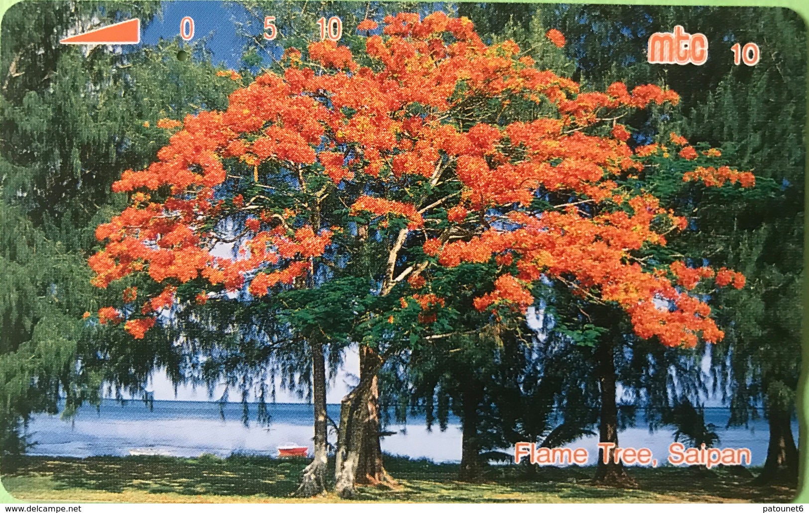 MICRONESIE  -  Carte " Tamura " - Flame Tree Saipan " Mtc 10 - Mikronesien