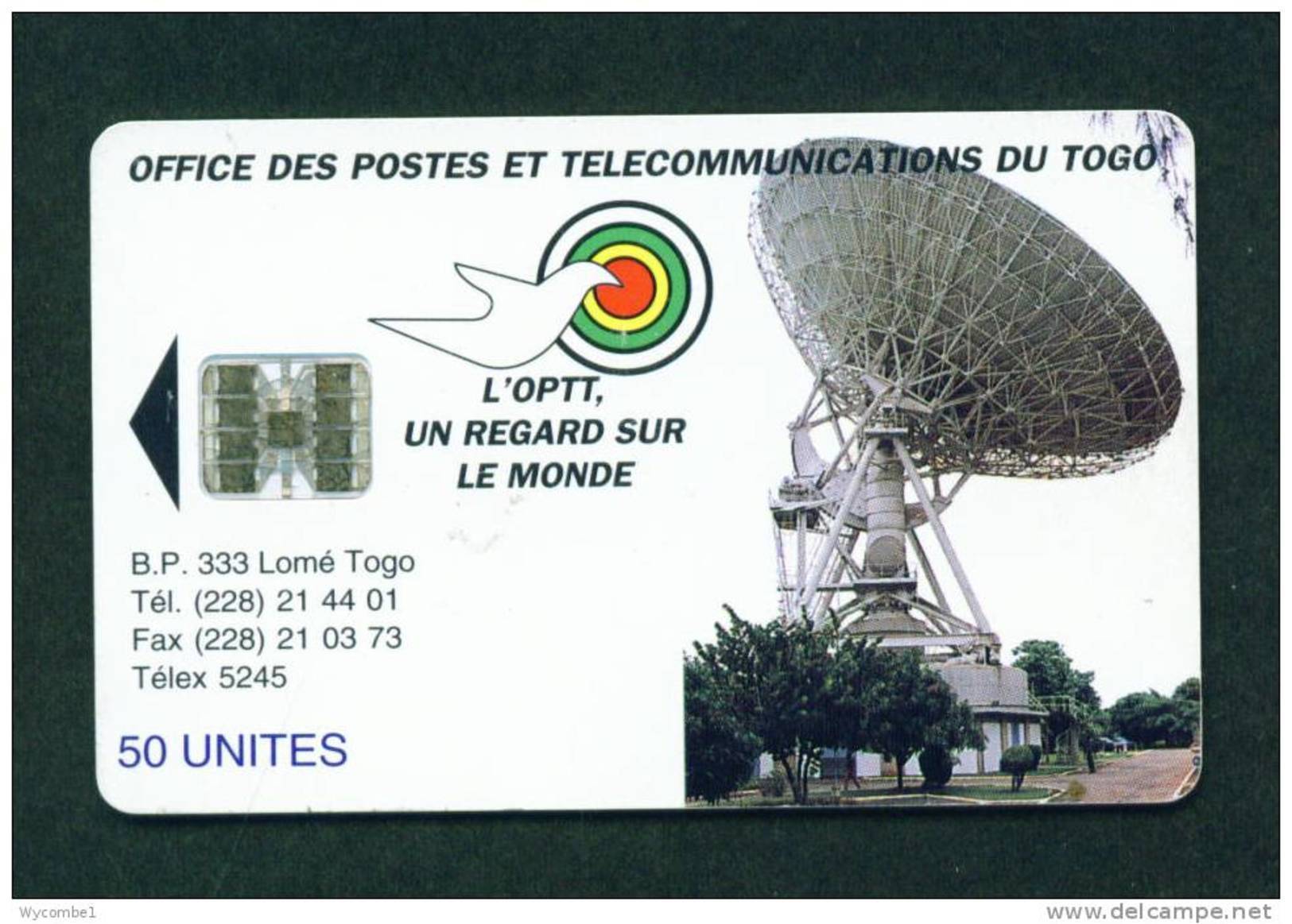 TOGO - Chip Phonecard As Scan - Togo